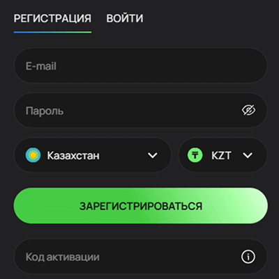 Регистрационная форма Регистрационная форма
